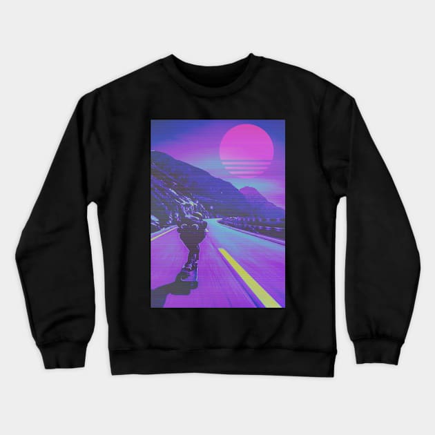 Raw Run Crewneck Sweatshirt by mrcatguys